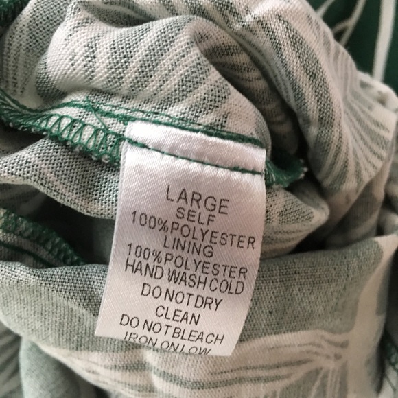 Palm tropical print jumpsuit - Picture 5 of 8